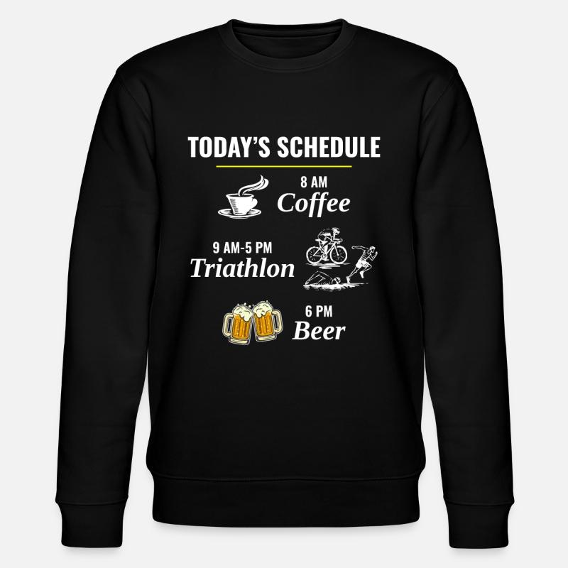 Café Triathlon Bière Drôle - Sweat bio CHANGER Stanley/Stella Unisexe - noir
