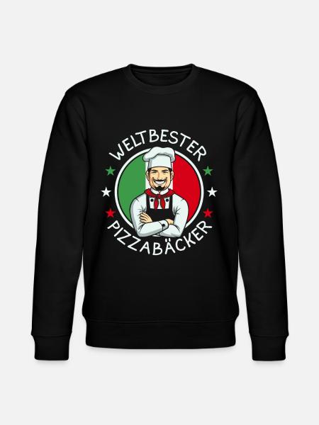 Weltbester Pizzabäcker - Stanley/Stella Unisex Bio-Sweatshirt CHANGER - Schwarz