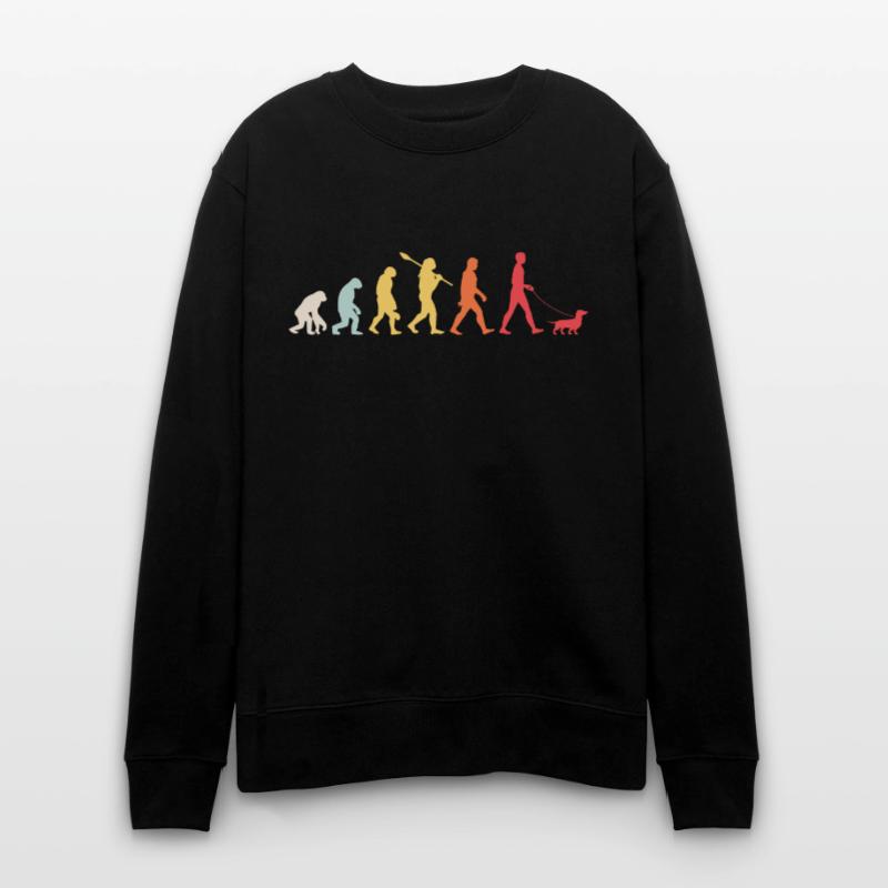 Dackel Evolution Retro Stanley/Stella Unisex Bio-Sweatshirt CHANGER 