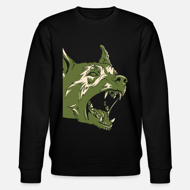 Chien de combat - Sweat bio CHANGER Stanley/Stella Unisexe - noir