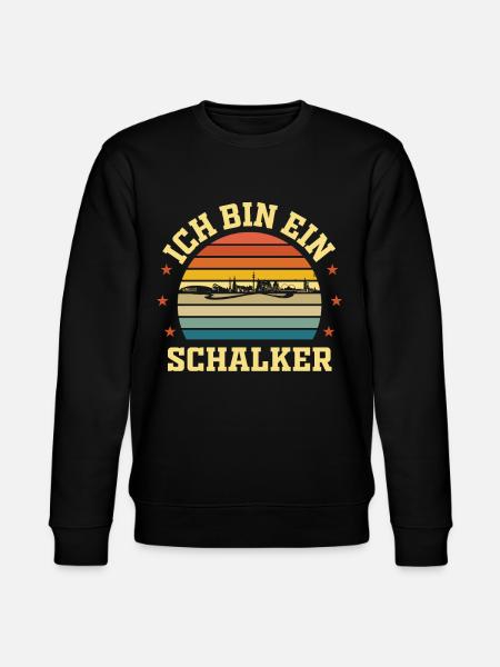 Ich bin ein Schalker - Stanley/Stella Unisex Bio-Sweatshirt CHANGER  - Schwarz