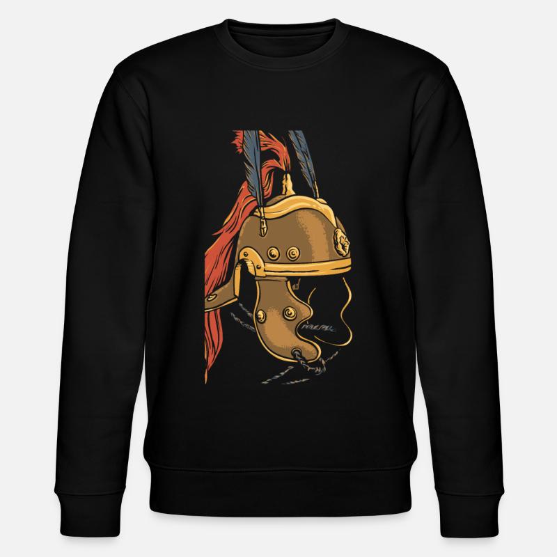 Gladiator Helmet - Stanley/Stella CHANGER Unisex Organic Sweatshirt - black
