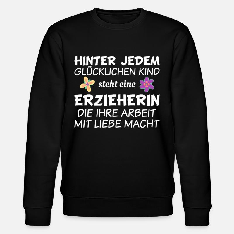 Erzieherin - Stanley/Stella Unisex Bio-Sweatshirt CHANGER - Schwarz