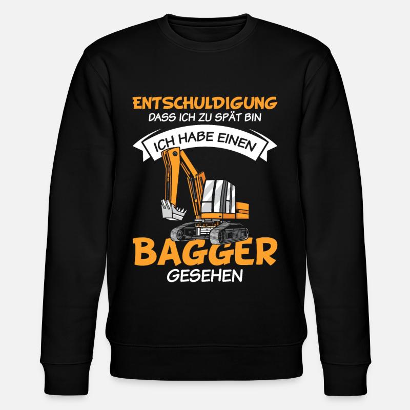 Kinder Bagger - Stanley/Stella Unisex Bio-Sweatshirt CHANGER  - Schwarz