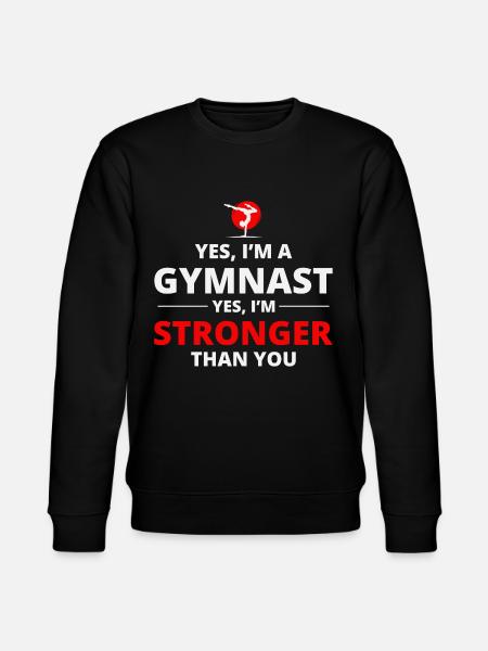 Gymnastics Gymnast Backflip Tumbling Acrobatics - Stanley/Stella CHANGER Unisex Organic Sweatshirt - black