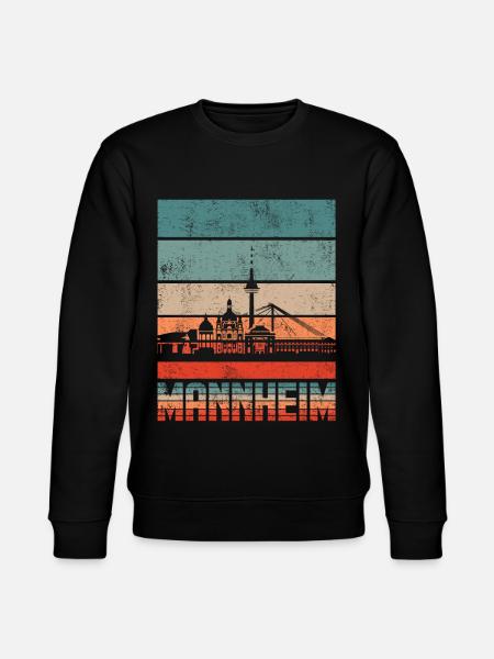 Mannheim - Stanley/Stella Unisex Bio-Sweatshirt CHANGER  - Schwarz