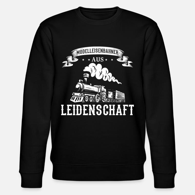 Modellbahner aus Leidenschaft - Stanley/Stella Unisex Bio-Sweatshirt CHANGER  - Schwarz