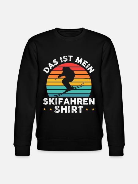 Skifahren - Stanley/Stella Unisex Bio-Sweatshirt CHANGER - Schwarz