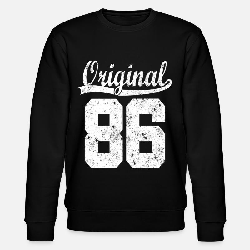 86 nés Gift - Sweat bio CHANGER Stanley/Stella Unisexe - noir