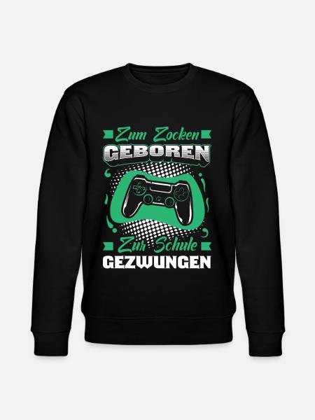 Gamer Spruch - Stanley/Stella Unisex Bio-Sweatshirt CHANGER - Schwarz