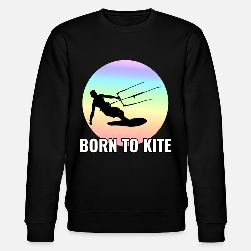 Kitesurfing Kitesurf Kiteboarding Kiteboarder - Sweat bio CHANGER Stanley/Stella Unisexe - noir