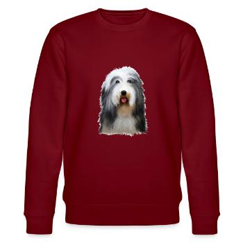 Beagle-Harrier Scent Hound Dog Sketch Illustration - Sweat bio CHANGER Stanley/Stella Unisexe - bordeaux - Devant - Nik (191cm) & Marisol (170cm)