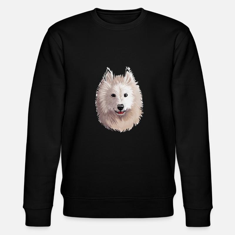 Samoyed Dog Aquarelle Sketch Illustration - Sweat bio CHANGER Stanley/Stella Unisexe - noir