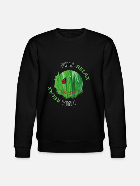 Full relax soothing - Stanley/Stella CHANGER Unisex Organic Sweatshirt - black
