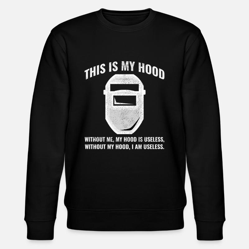 Soudeur Métal Construction Ferronnerie - Sweat bio CHANGER Stanley/Stella Unisexe - noir