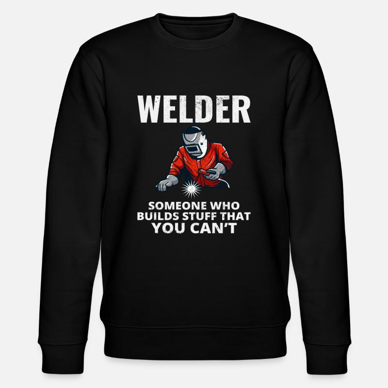 Soudeur Métal Construction Ferronnerie - Sweat bio CHANGER Stanley/Stella Unisexe - noir