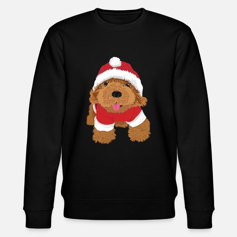 Chien de Noël - Sweat bio CHANGER Stanley/Stella Unisexe - noir