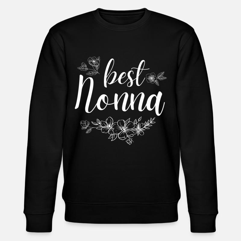 Beste Nonna. Nonna Geschenk - Stanley/Stella Unisex Bio-Sweatshirt CHANGER - Schwarz