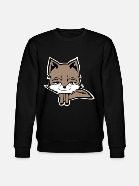 Fuchs - Stanley/Stella Unisex Bio-Sweatshirt CHANGER  - Schwarz