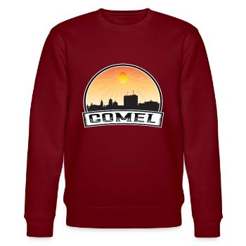 Gomel Belarus Skyline Vintage Sunset Travel Souven - Sweat bio CHANGER Stanley/Stella Unisexe - bordeaux - Devant - Nik (191cm) & Marisol (170cm)