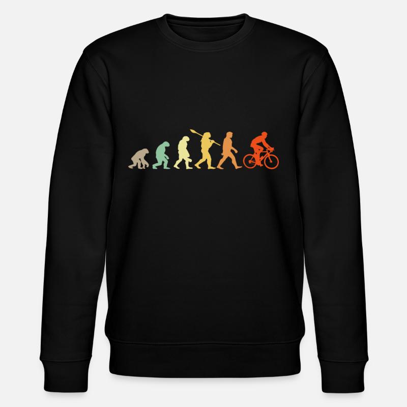 Entwicklung Rennradfahrer - Stanley/Stella Unisex Bio-Sweatshirt CHANGER  - Schwarz