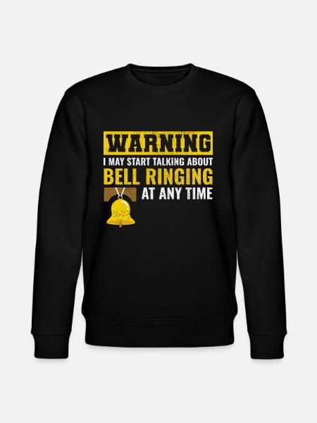 Bell Ringer Ringing Collector Campanologist Funny - Stanley/Stella CHANGER Unisex Organic Sweatshirt - black