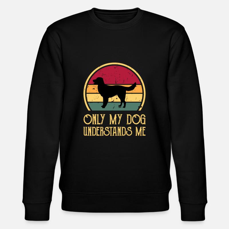 Allemand Pointer Chien Silhouette Rétro - Sweat bio CHANGER Stanley/Stella Unisexe - noir