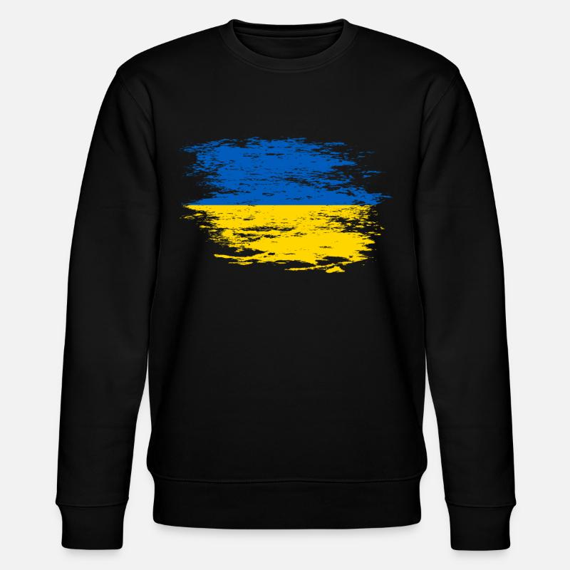 Drapeau ukrainien utilisé - Sweat bio CHANGER Stanley/Stella Unisexe - noir