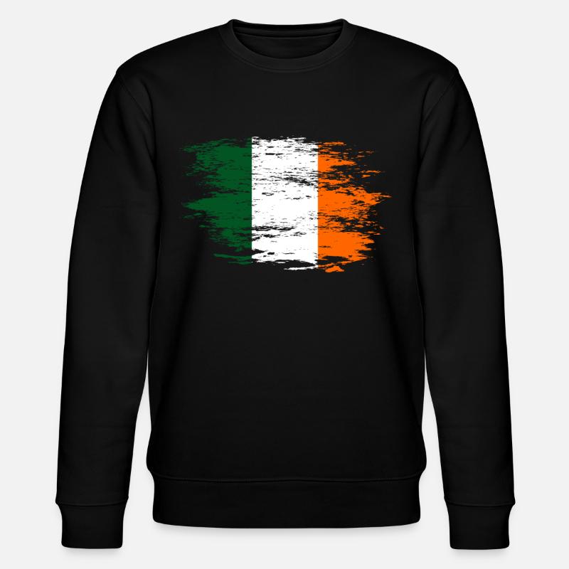 Drapeau de l’Irlande utilisé - Sweat bio CHANGER Stanley/Stella Unisexe - noir