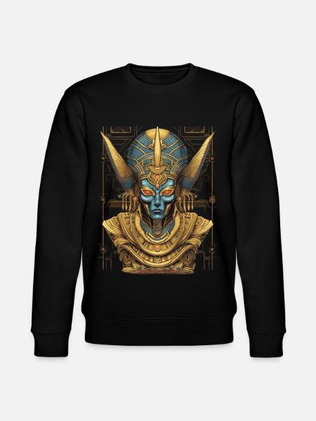 Fantasy-Alien-Gott - Stanley/Stella Unisex Bio-Sweatshirt CHANGER - Schwarz