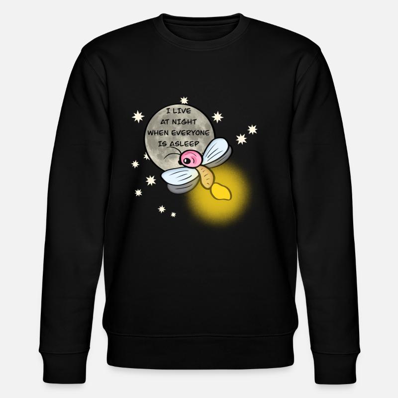 Petite luciole - Sweat bio CHANGER Stanley/Stella Unisexe - noir