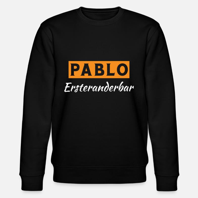 Pablo Ersteranderbar - Stanley/Stella Unisex Bio-Sweatshirt CHANGER  - Schwarz