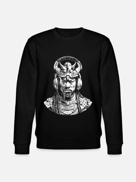 Samurai Vibes: Musikalische Zukunftsklänge - Stanley/Stella Unisex Bio-Sweatshirt CHANGER - Schwarz