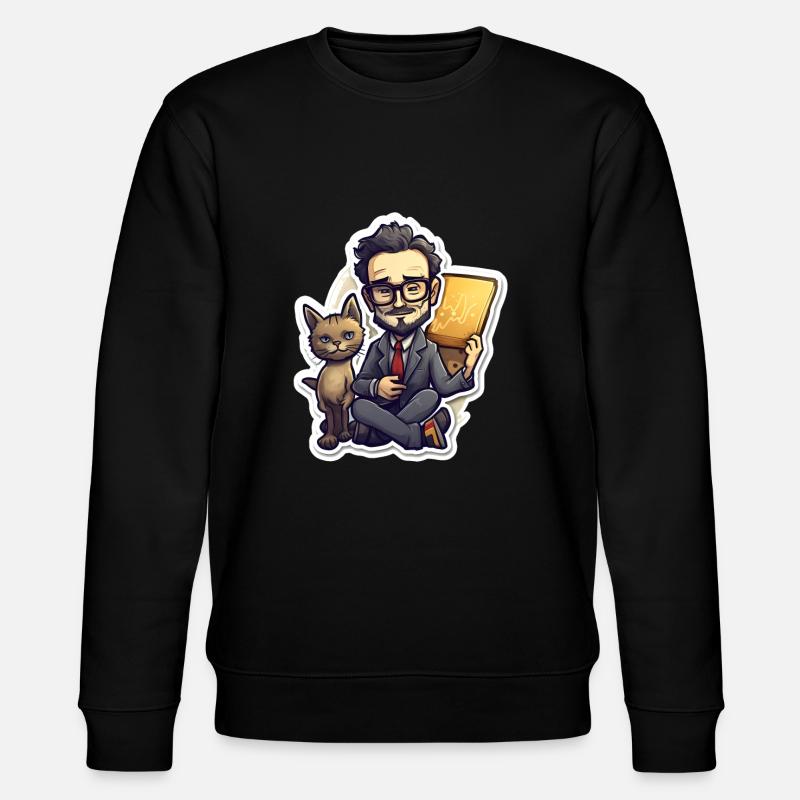 Schrödinger et son chat - Sweat bio CHANGER Stanley/Stella Unisexe - noir
