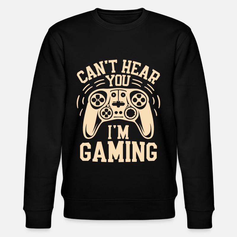 Lustiger Gamer Spruch - Stanley/Stella Unisex Bio-Sweatshirt CHANGER  - Schwarz
