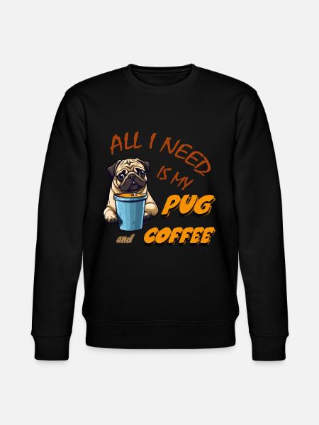 Carlin et café - Sweat bio CHANGER Stanley/Stella Unisexe - noir