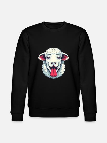Sheep Creepy Halloween - Stanley/Stella CHANGER Unisex Organic Sweatshirt - black