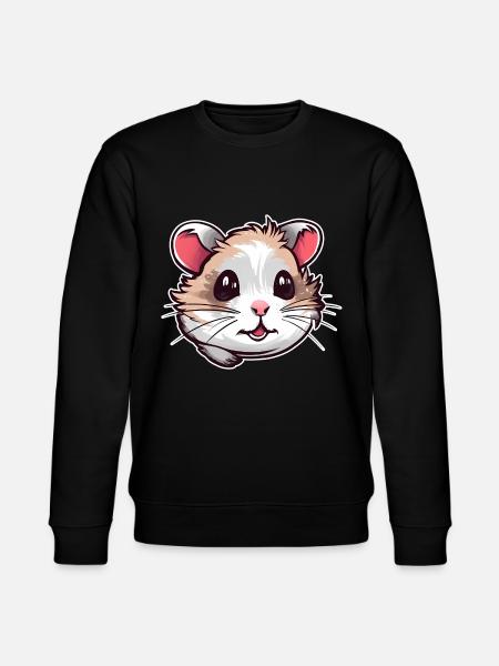 Hamster - Stanley/Stella CHANGER Unisex Organic Sweatshirt - black