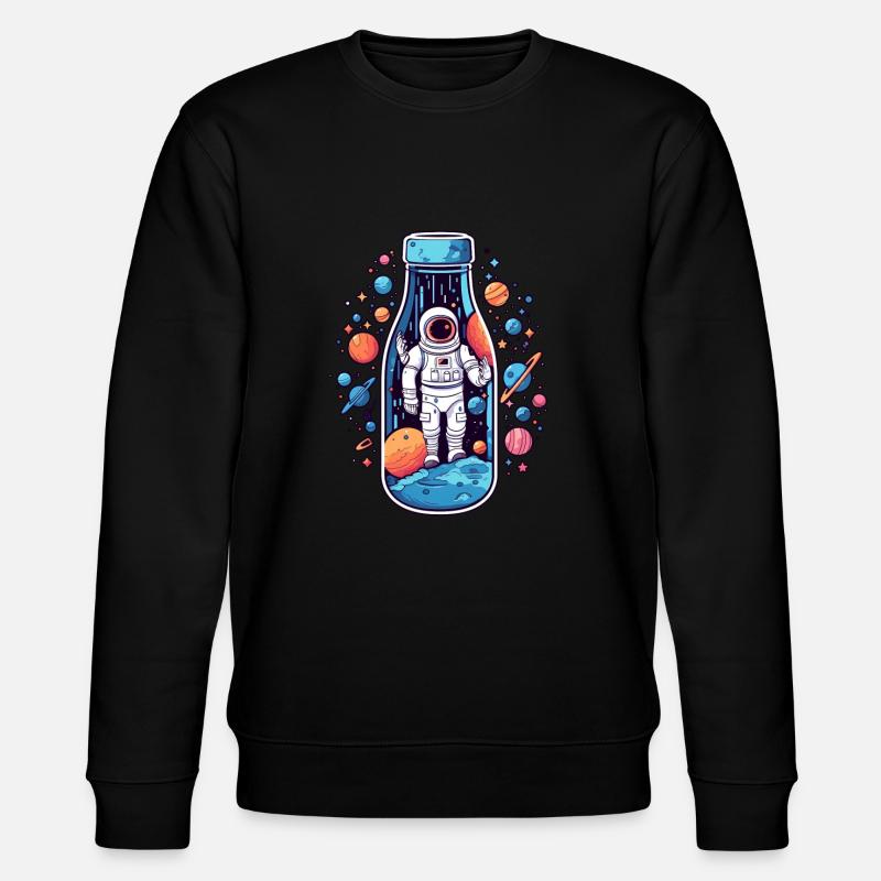 Astronaute de la Voie lactée - Sweat bio CHANGER Stanley/Stella Unisexe - noir