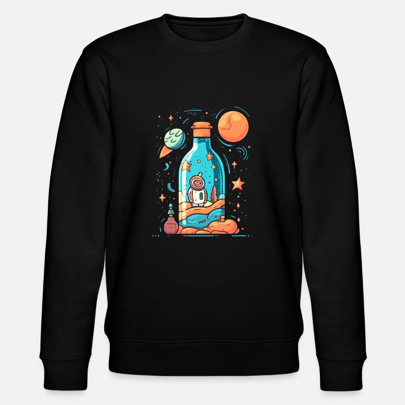 Astronaute de la Voie lactée - Sweat bio CHANGER Stanley/Stella Unisexe - noir