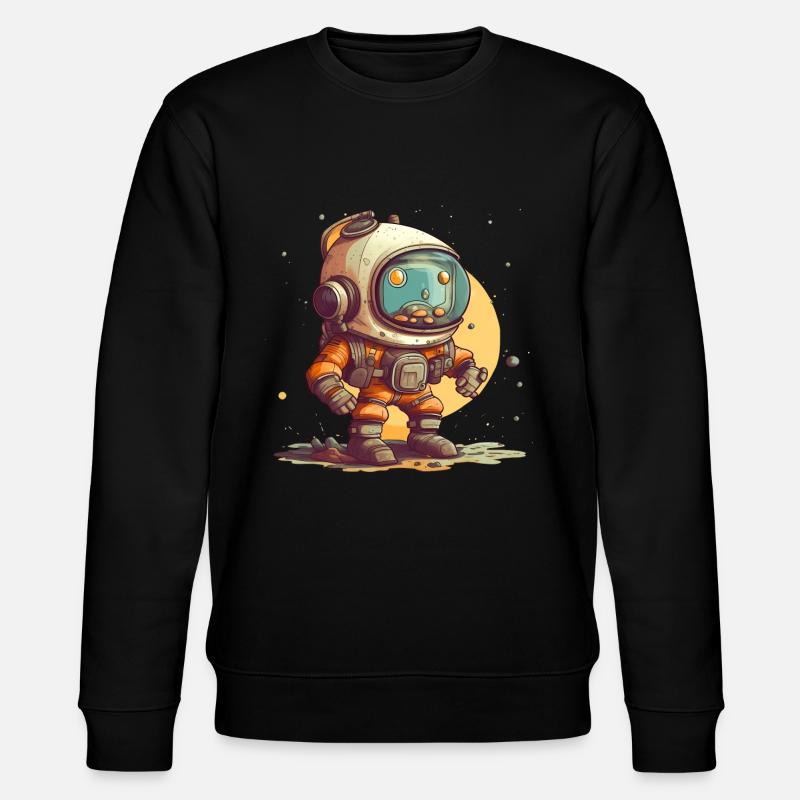 Astronaut - Stanley/Stella CHANGER Unisex Organic Sweatshirt - black