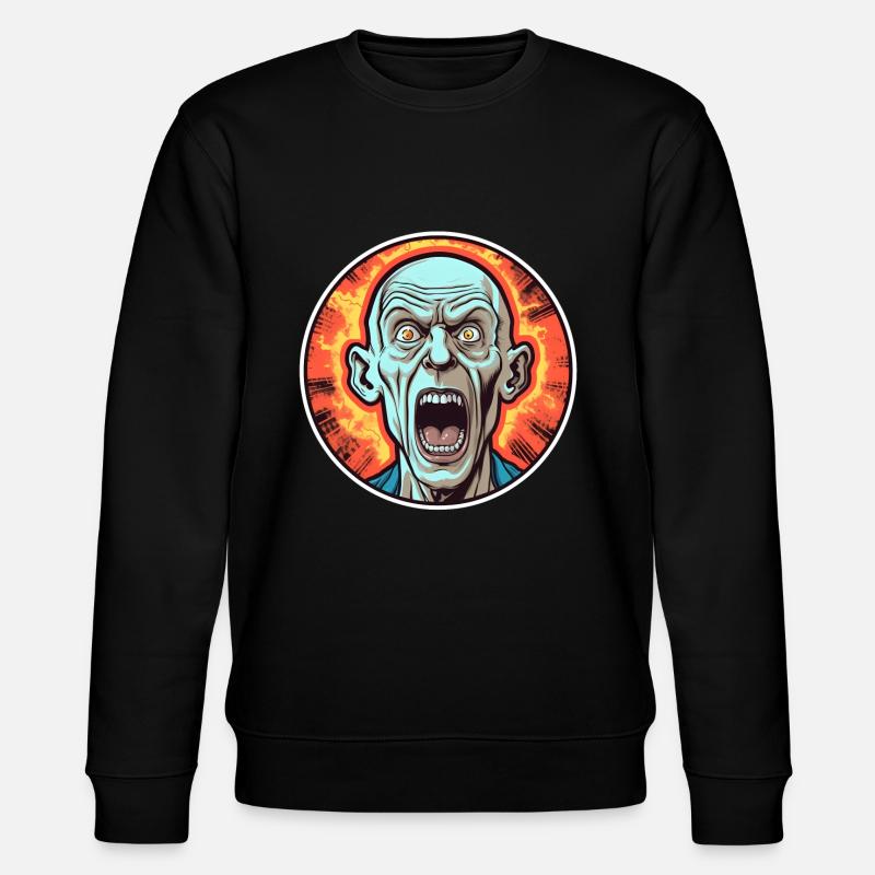 Homme d’Halloween effrayant - Sweat bio CHANGER Stanley/Stella Unisexe - noir