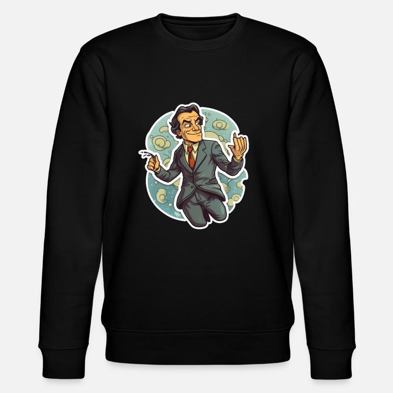 Richard Feynman - Stanley/Stella Unisex Bio-Sweatshirt CHANGER - Schwarz