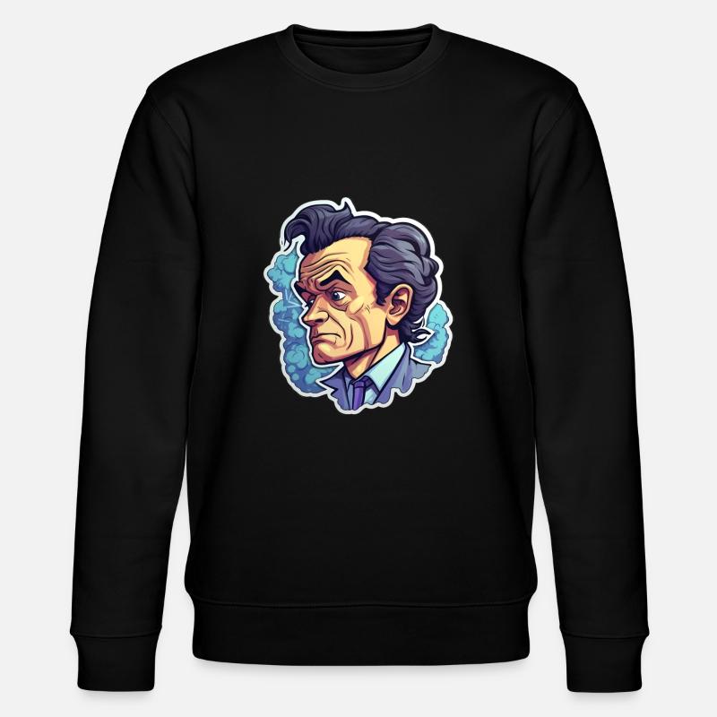 Richard Feynman - Stanley/Stella Unisex Bio-Sweatshirt CHANGER  - Schwarz