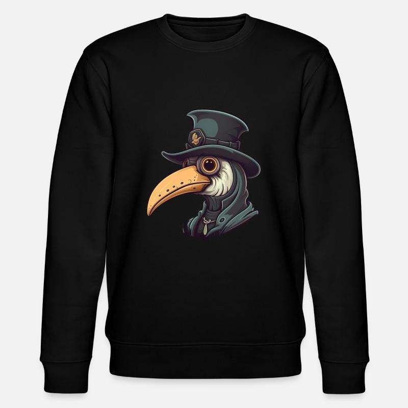 Pestdoktor Doktor Arzt - Stanley/Stella Unisex Bio-Sweatshirt CHANGER  - Schwarz