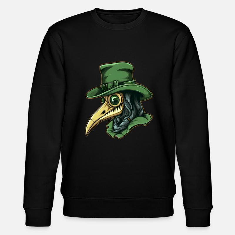 Pestdoktor Doktor Arzt - Stanley/Stella Unisex Bio-Sweatshirt CHANGER  - Schwarz