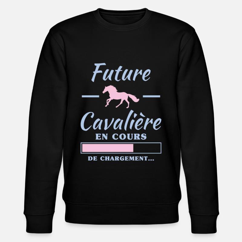 future cavalière - spécial maternité - Sweat bio CHANGER Stanley/Stella Unisexe - noir