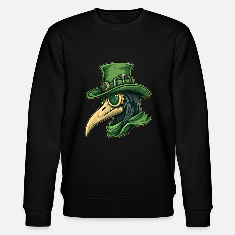 Pestdoktor Doktor Arzt - Stanley/Stella Unisex Bio-Sweatshirt CHANGER  - Schwarz