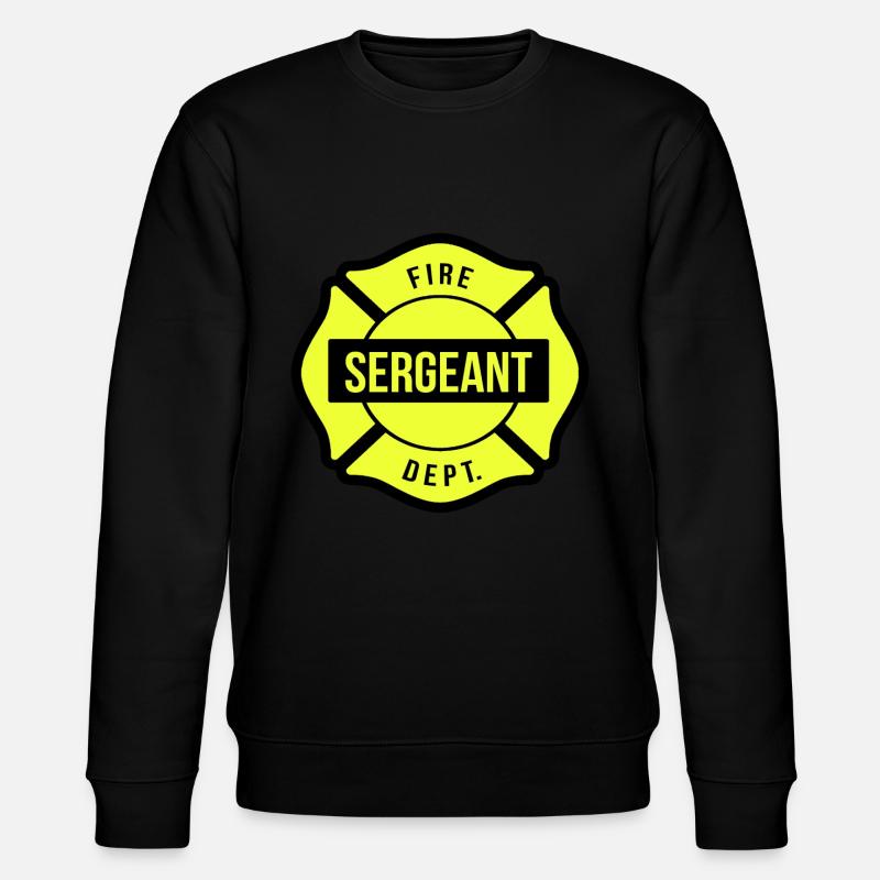 Sergent des pompiers - Sweat bio CHANGER Stanley/Stella Unisexe - noir