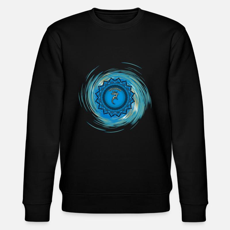 Vishuddha Cinquième Chakra - Sweat bio CHANGER Stanley/Stella Unisexe - noir